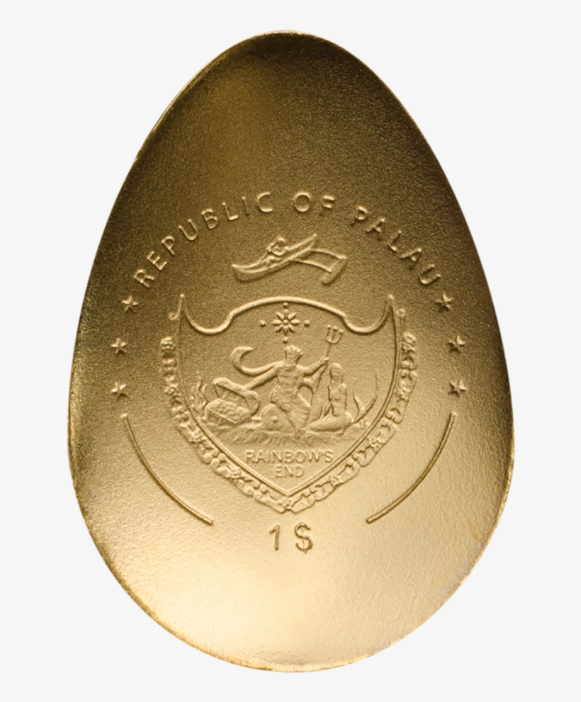 Golden Swan Egg - Egg Coin, transparent png download