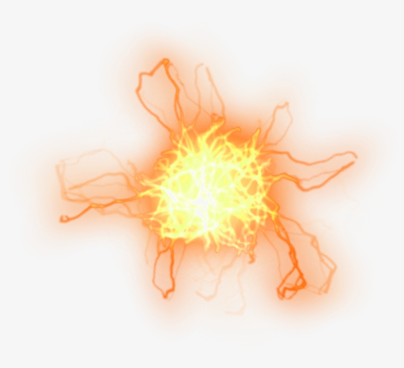 Elements Png Picture - Yellow Electricity Png, transparent png download