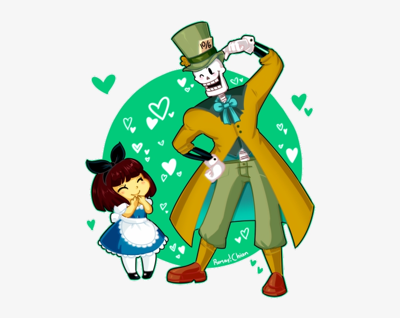 Undertale Alice In Wonderland Au - Alice In Wonderland Undertale, transparent png download