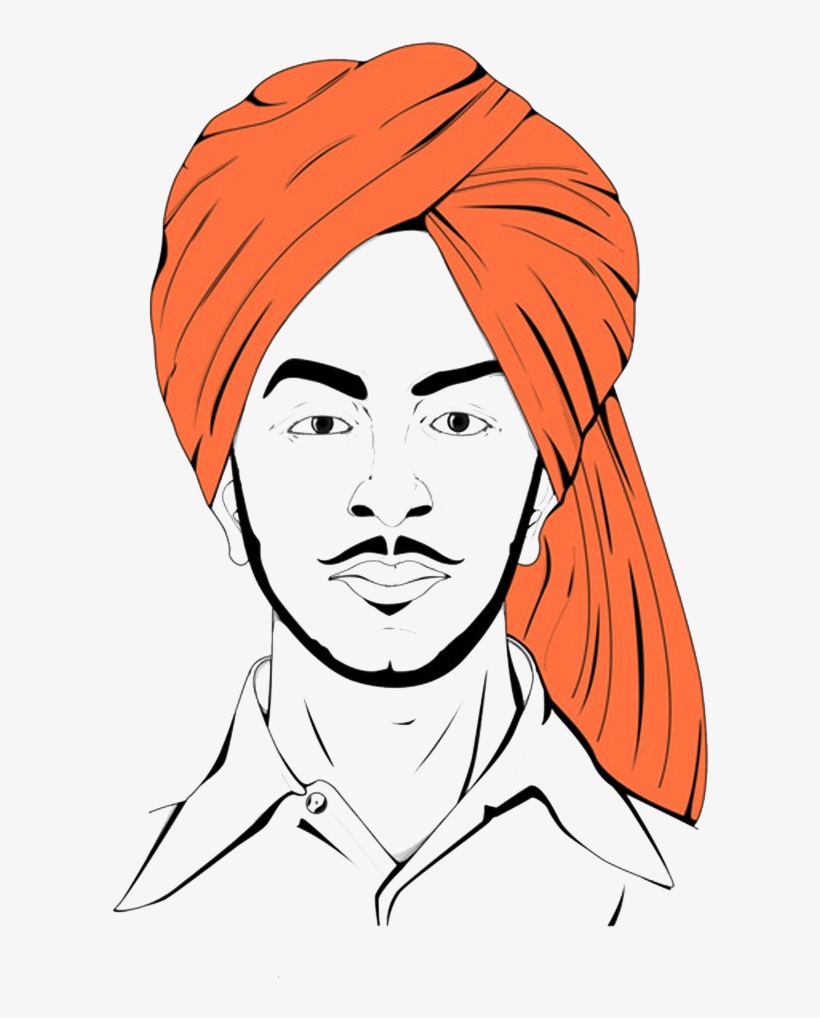 Bhagat Singh Png Transparent Image - Bhagat Singh, transparent png download