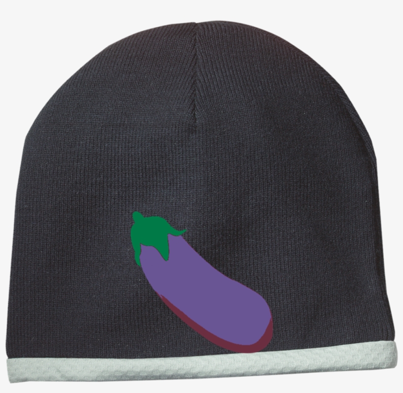 Eggplant Emoji Performance Knit Cap - Bentley Stc15 Sport-tek Performance Knit Cap, transparent png download