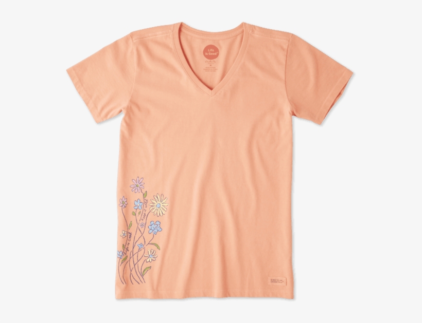Women's Keep It Wildflowers Crusher - T-shirt, transparent png download