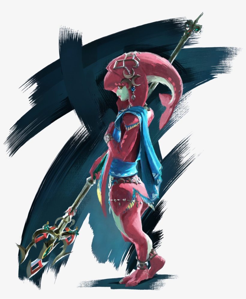 If There's One Thing Legend Of Zelda Games Do Best, - Nintendo Amiibo Mipha Breath Of The Wild (, transparent png download