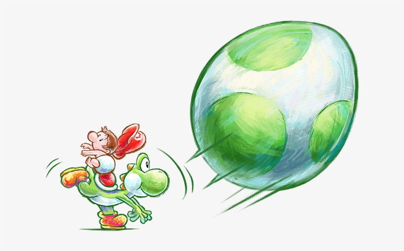 Super Size Your Egg Munitions - Yoshi New Island Egg, transparent png download
