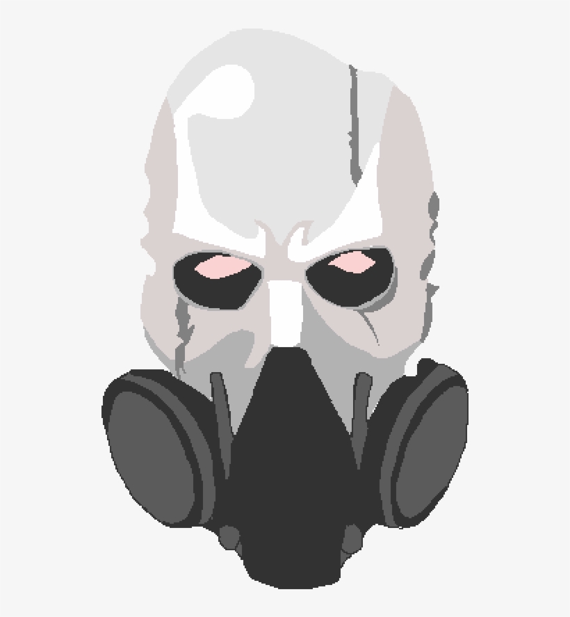 Picture Library Pixilart Skull By Chaoswander - Creative Gas Mask Modern, transparent png download