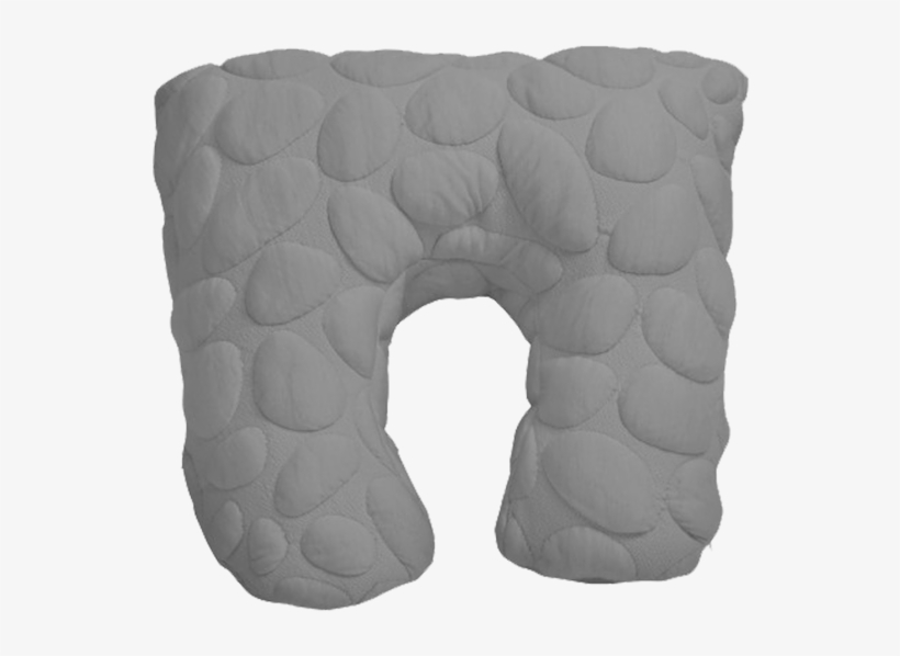 Organic Niche Nursing Pillow - Nook Niche Feeding Pillow - Misty Grey, transparent png download