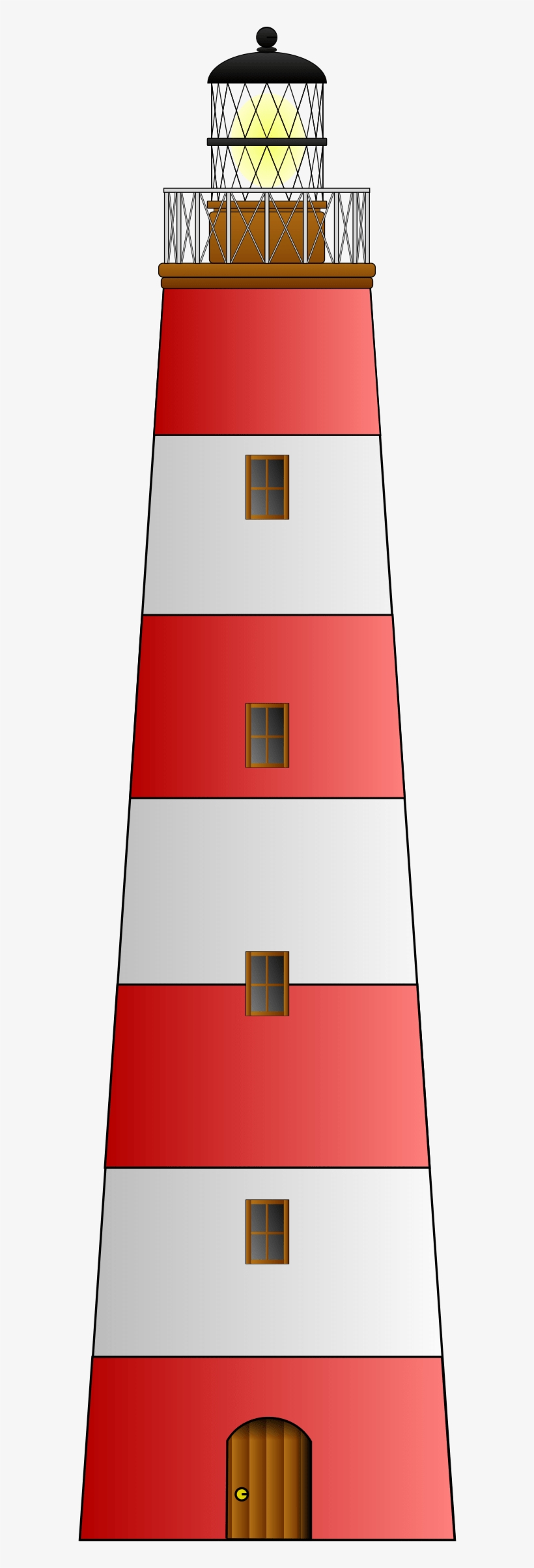 Lighthouse Clipart Png Graphic Library Download - Application Of Height And Distance, transparent png download