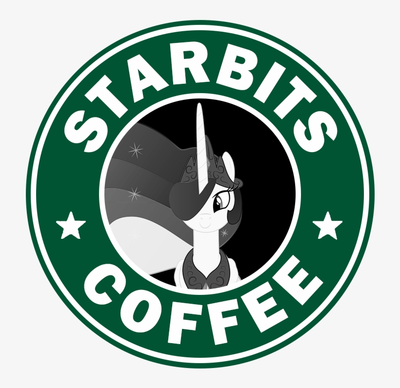Techrainbow, Coffee, Logo, Princess Celestia, Safe, - Harry Potter Starbucks Logo, transparent png download