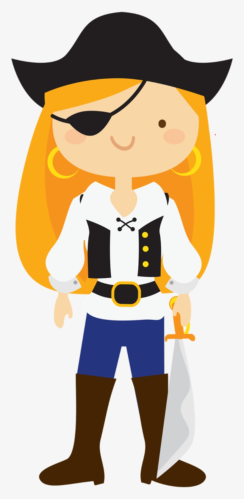 Pirate Queen Teaching Treasures - Pirate Teacher Clipart, transparent png download