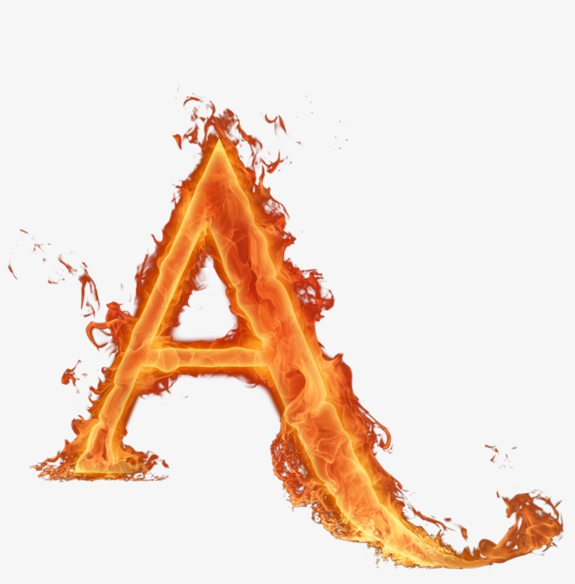 Alfabeto Inspiracion China Png - Letras De Fuego Png, transparent png download