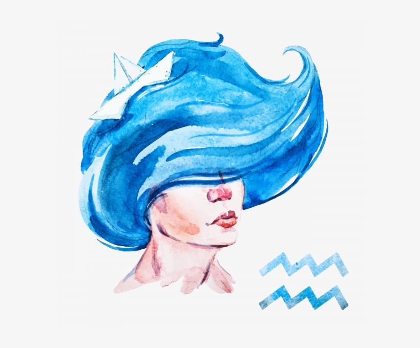 Zodiac Drawing Watercolor - Journal, transparent png download