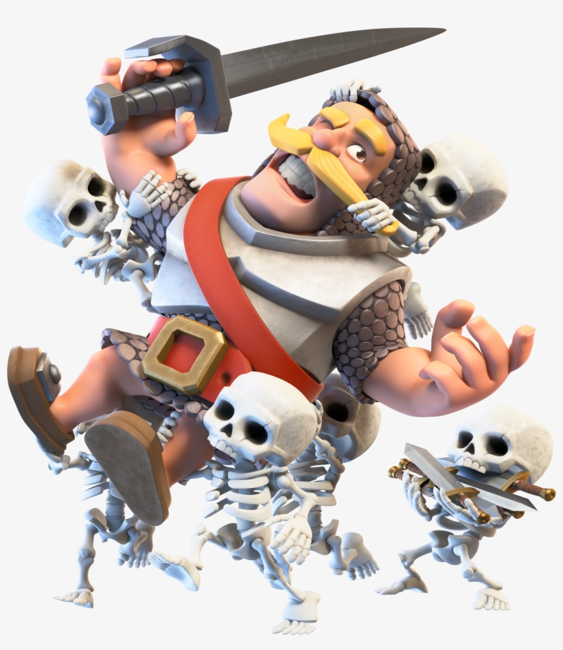 Knight And Skeletons - Clash Royale Troops Png, transparent png download