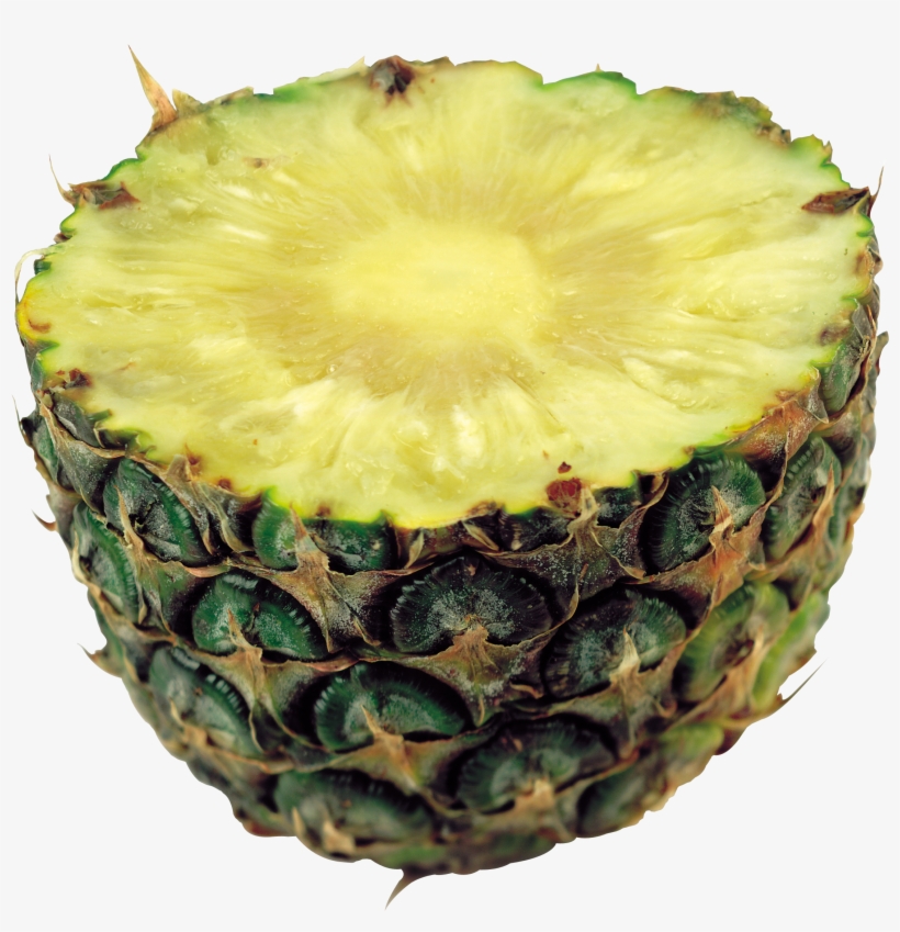 Pineapple Png Vector Clipart Imageu200b - Half Ananas, transparent png download