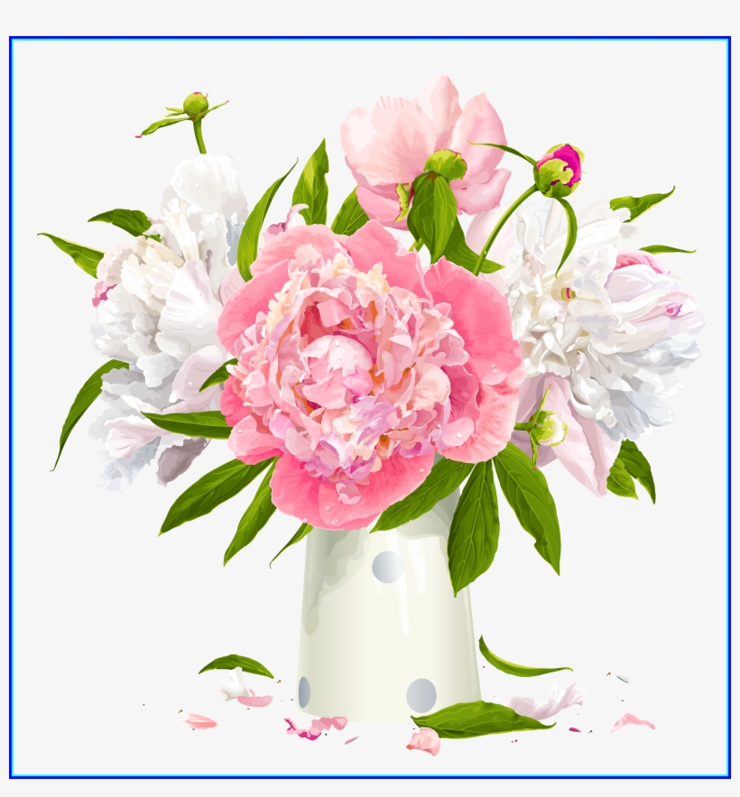 Clipart Free Stock Free For Download On Rpelm Fascinating - Peony Flower Clipart, transparent png download