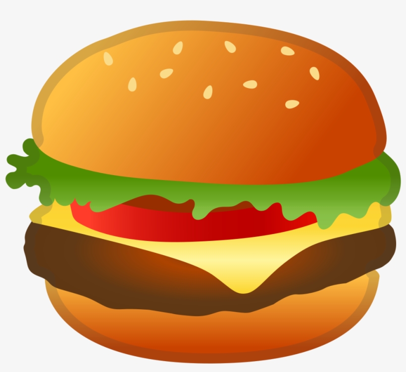 Download Svg Download Png - Burger Emoji, transparent png download