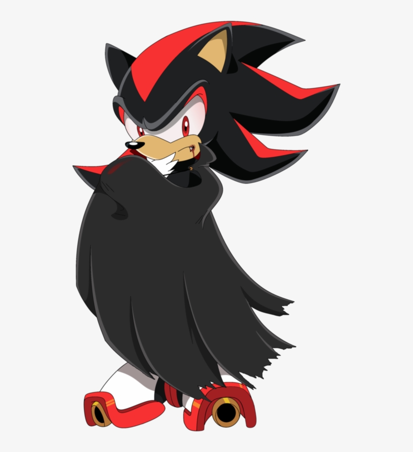 Or Shadow Transforming Into A Non Anthro Bat Like Dracula - Cape Shadow The Hedgehog, transparent png download