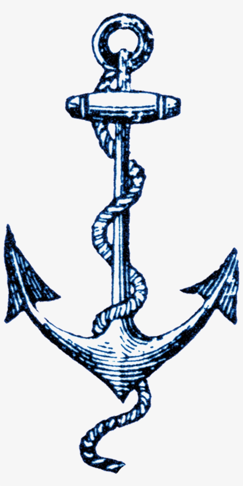 Cartolina Anchor - Tattly Temporary Tattoos Nautical Set, transparent png download