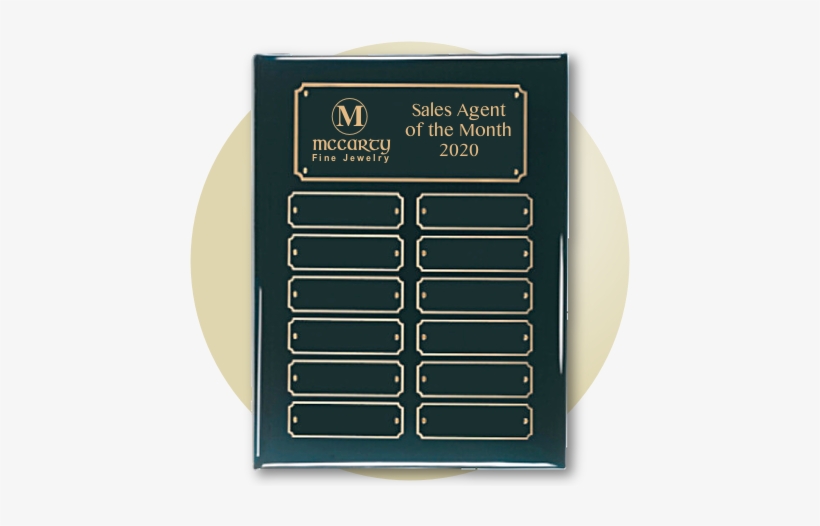 P912b - Black Perpetual Employee Of The Month Plaque, transparent png download