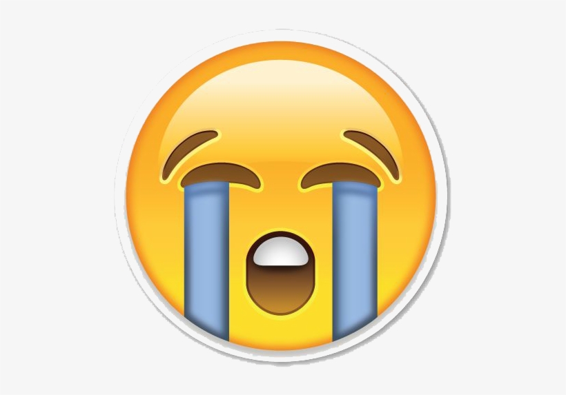 Crying Emoji Png Clipart - Crying Emoji Transparent Background, transparent png download