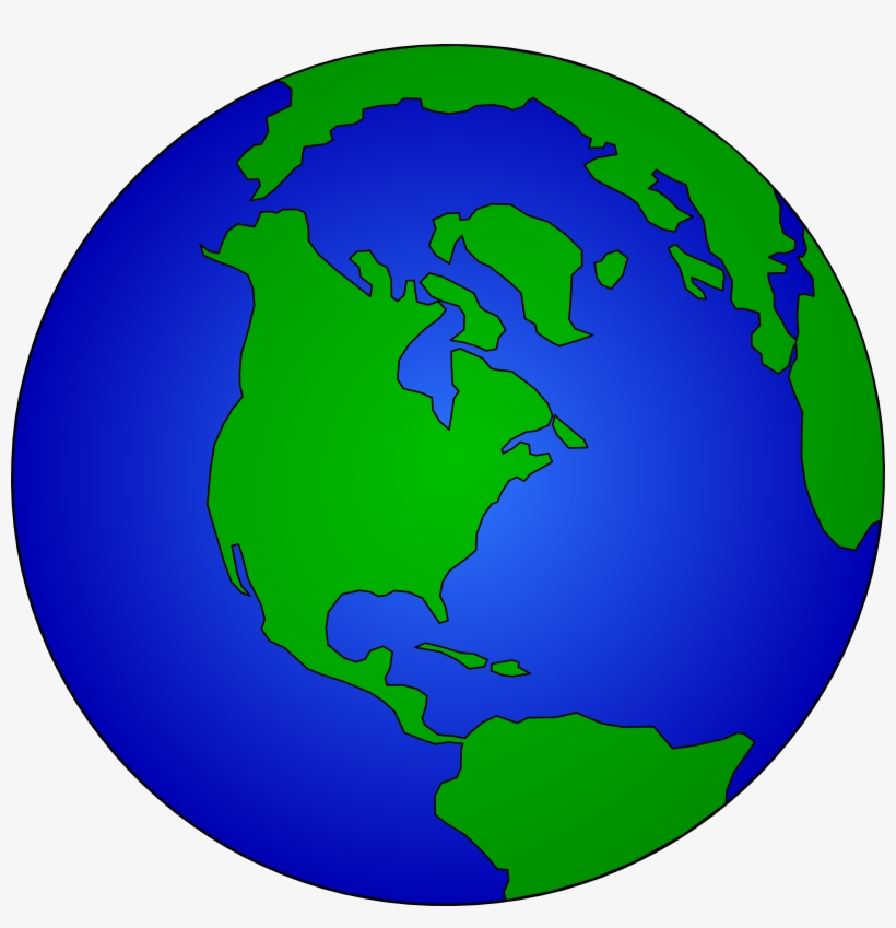 Earth Globe World - Earth Clip Art, transparent png download
