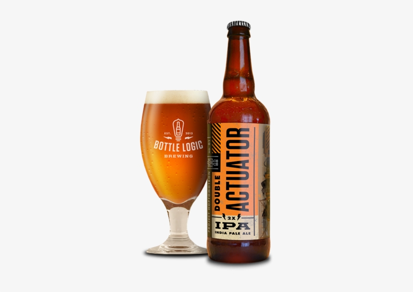 Double Actuator Hero - Bottle Logic Double Actuator Ipa - 22 Fl Oz Bottle, transparent png download