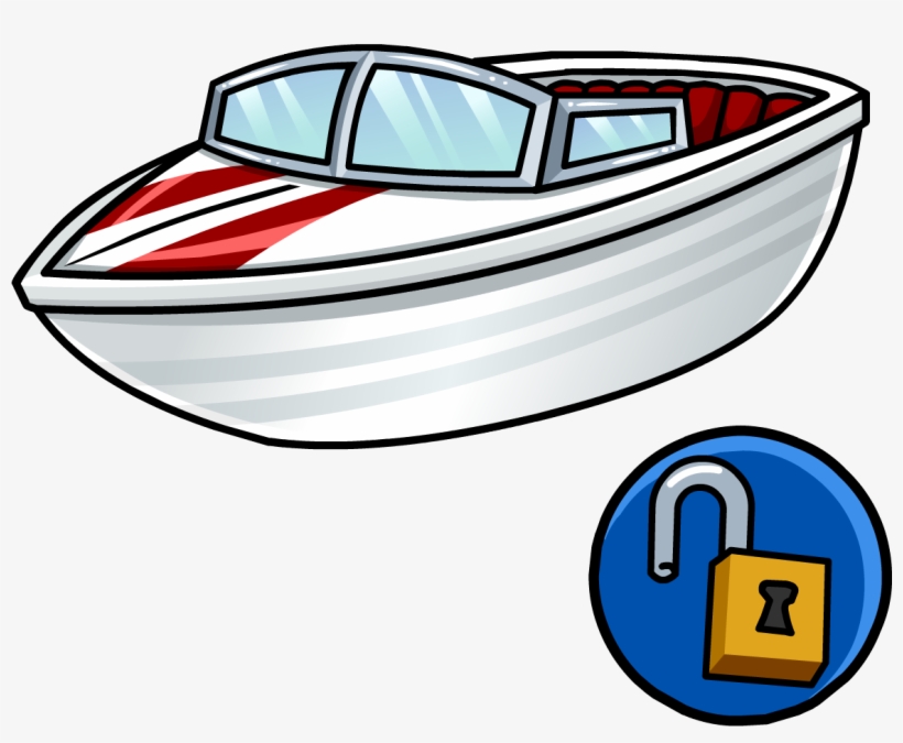 Club Penguin Wiki - Speed Boat Clipart Transparent, transparent png download