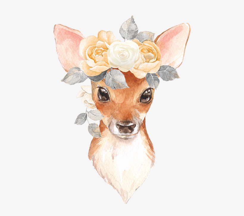 Bleed Area May Not Be Visible - Cute Drawings Of Deers, transparent png download