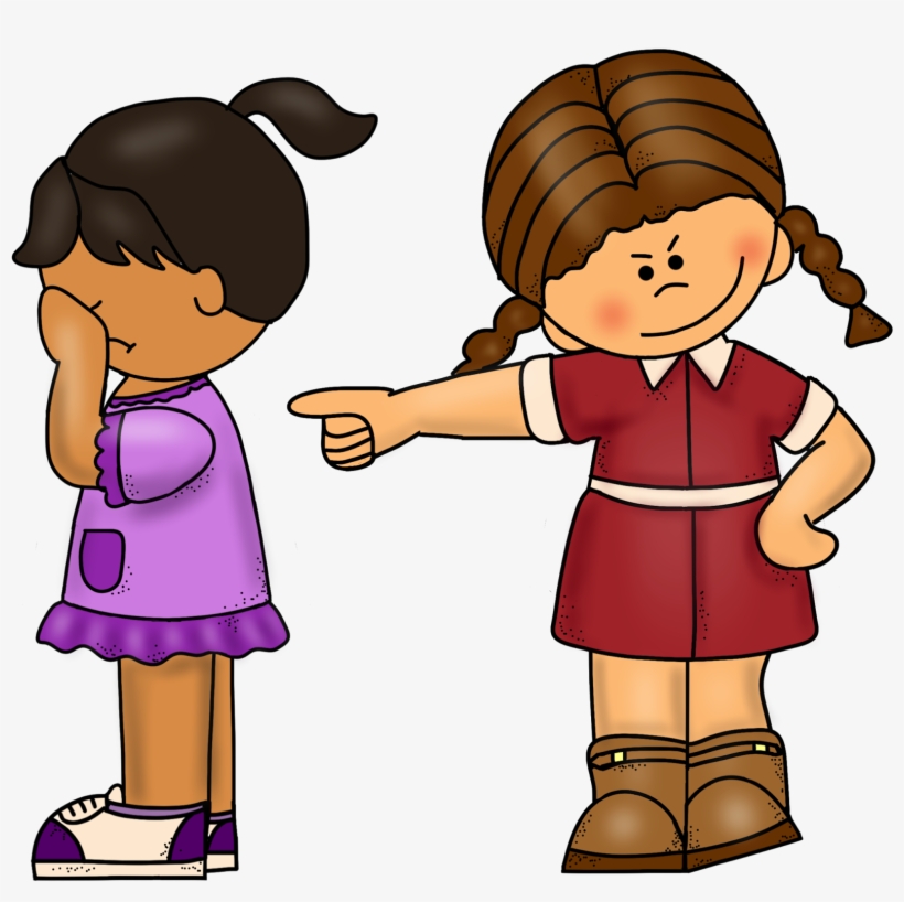 Vector Download Anger Clipart Emotional Person - Girl Getting Bullied Clipart, transparent png download