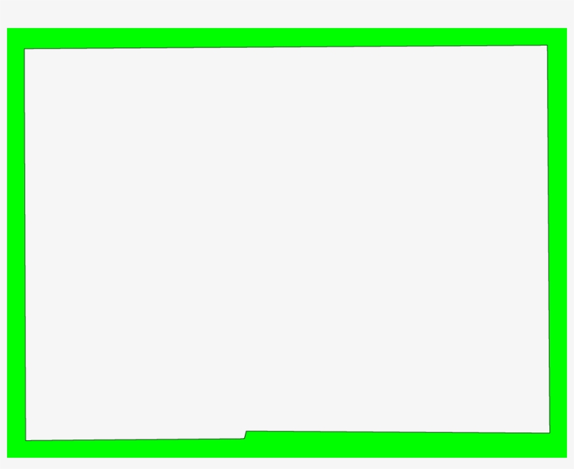 Lime Border Frame Png Free Download - روانشناسی رنگ سفید, transparent png download