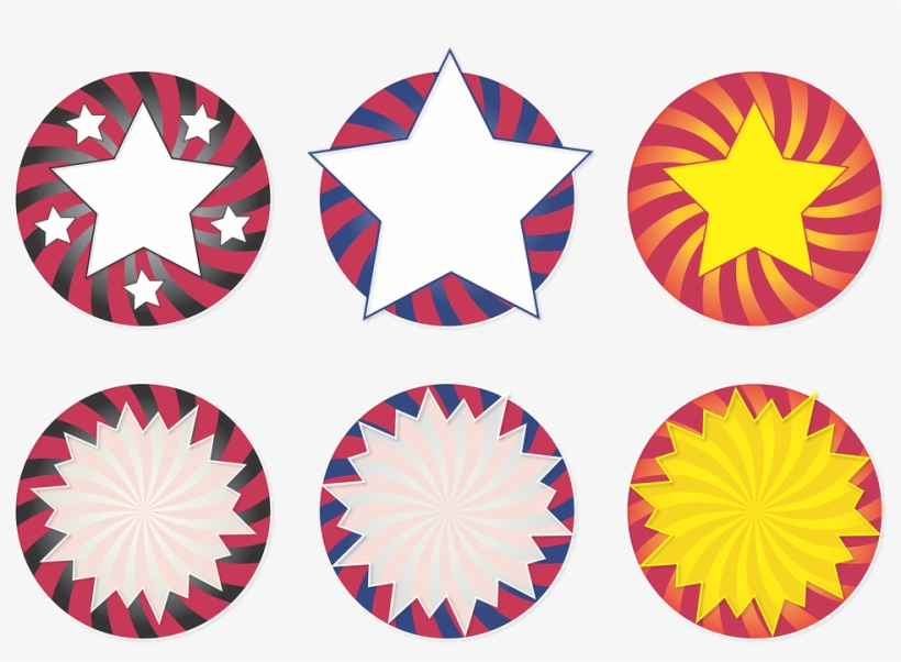 Seal Set Star Usa United States Sale Icon - Circle, transparent png download