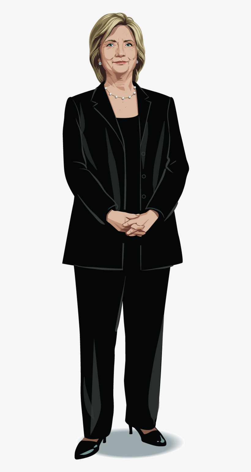 Png Royalty Free Stock See How Trump And Clinton S - Hillary Clinton, transparent png download