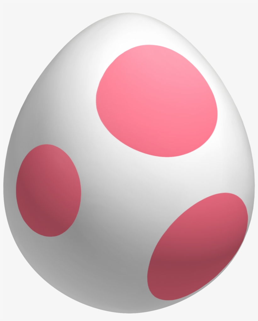 Pink Yoshi Egg - Pink Yoshi Egg Png, transparent png download