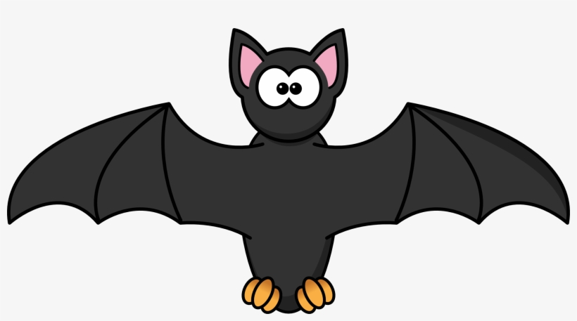 Free Bat Writing Cliparts - Cartoon Picture Of Bat, transparent png download