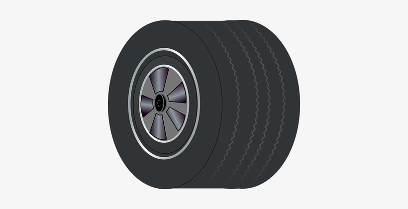 Wheel, Tire, Wide, Rubber, Tyre - Tire Clip Art, transparent png download