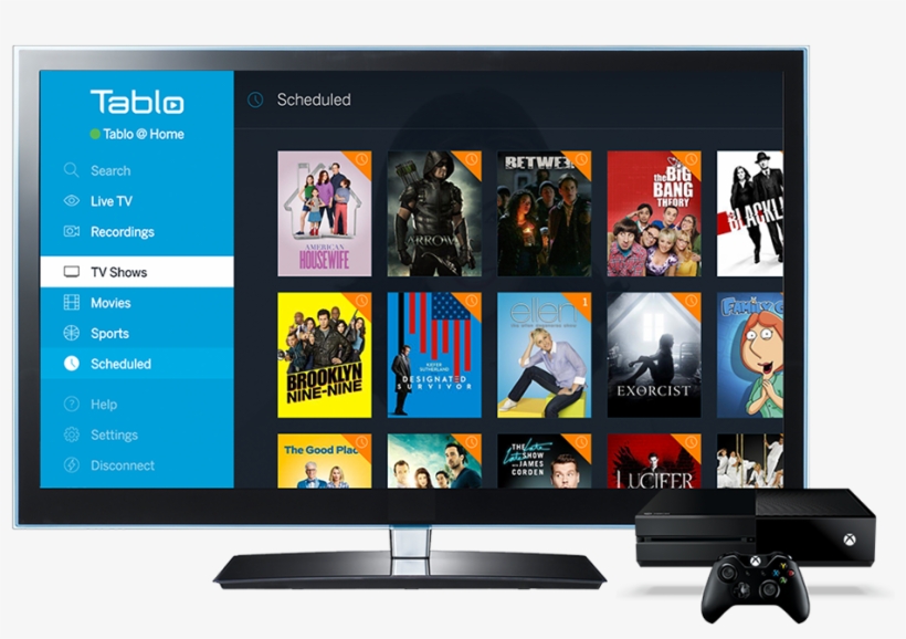 Tablo Xbox Tvshows Insitu 620 Kb - Microsoft Xbox One 1tb Bundle - Minecraft, Gears, transparent png download