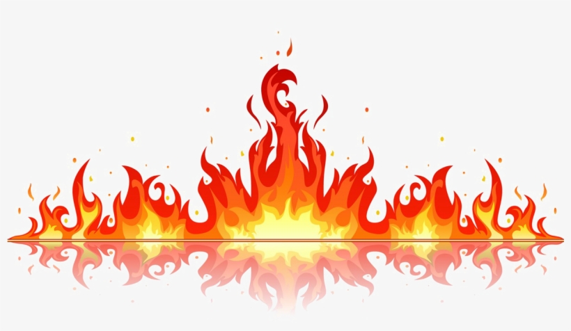Fire Flame Png Image Background - Flames Clip Art Free, transparent png download