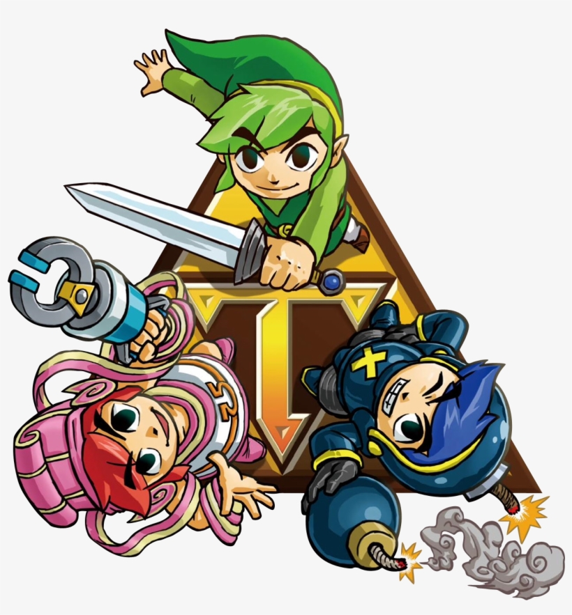 Triforce Heroes Triforce Gate - Legend Of Zelda Triforce Heroes, transparent png download