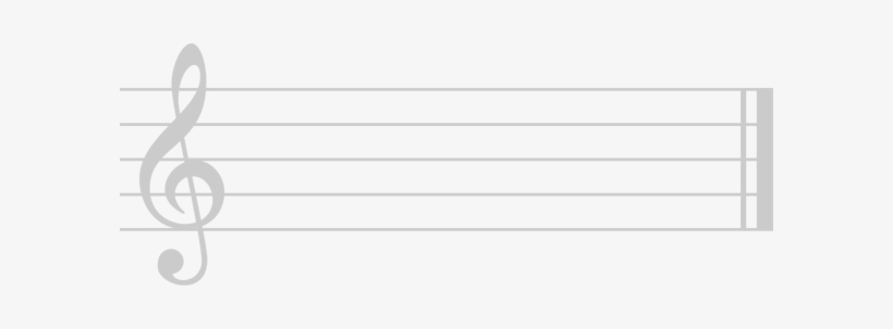 Treble Clef - E Dominant 7 Scale, transparent png download