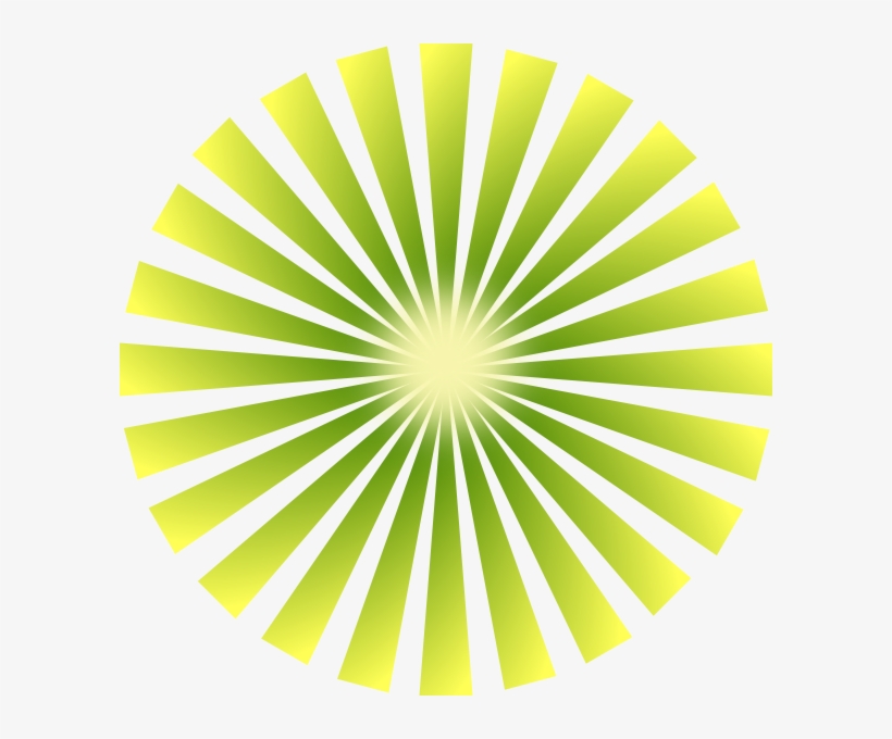 How To Set Use Green Burst Rays Clipart, transparent png download