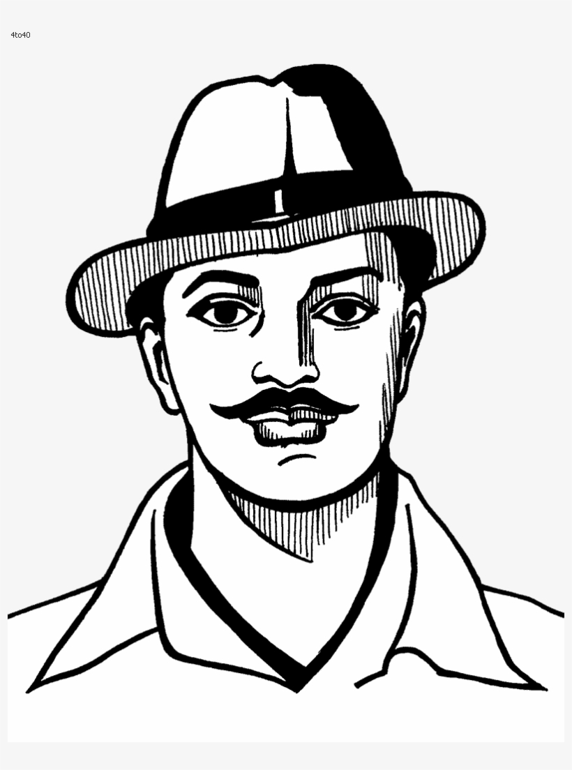Bhagat Singh Png Image - Bhagat Singh, transparent png download