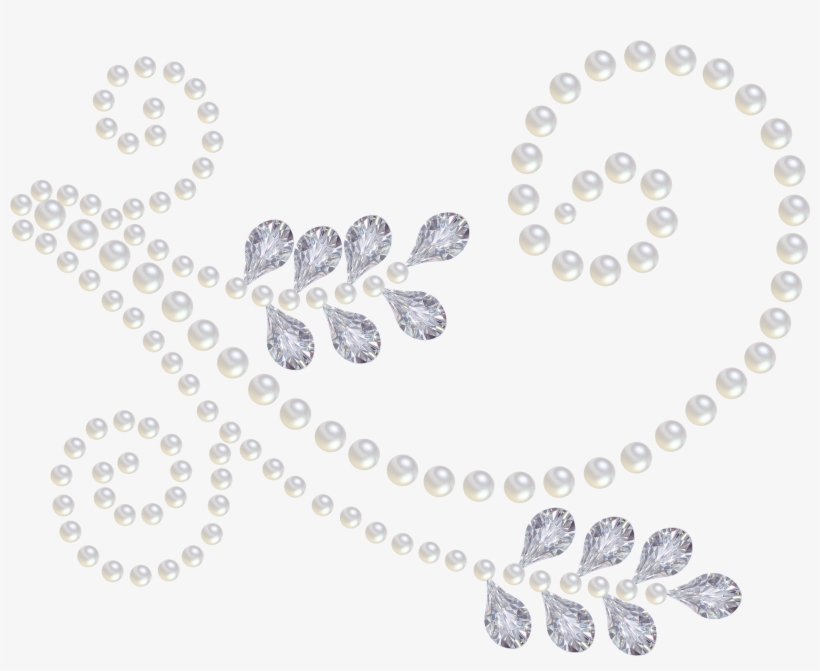 Pearl Clipart Silver Swirls, transparent png download