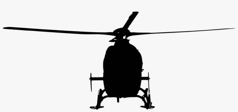 Png File Size - Helicopter Silhouette Png, transparent png download