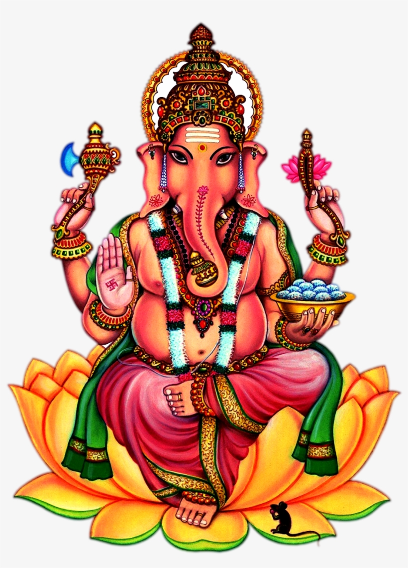 God Ganesh Png Images Transparent Backgound - Transparent Background Ganeshji Png, transparent png download