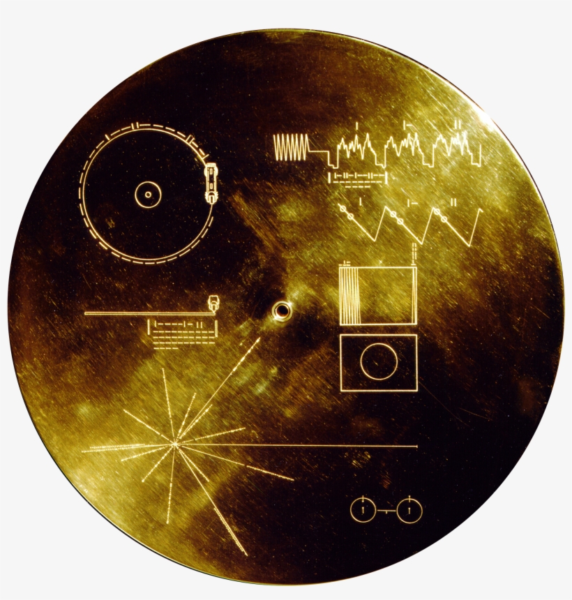 Voyager Golden Record Fx - Voyager Golden Record High Resolution, transparent png download