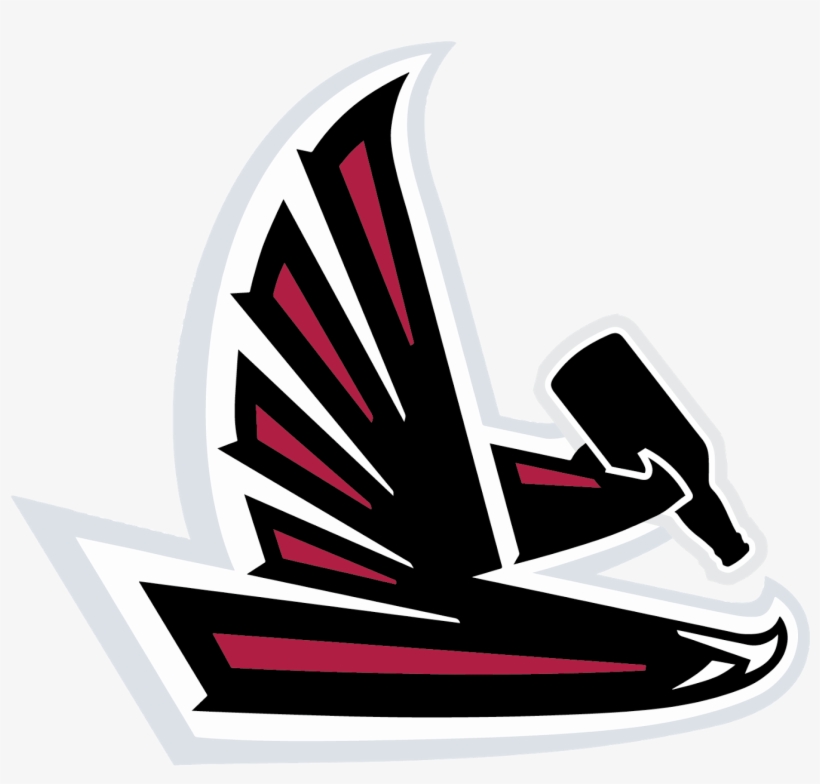 Gotta Play The Saints Twice Every Year Better Start - Falcons Logo Upside Down, transparent png download