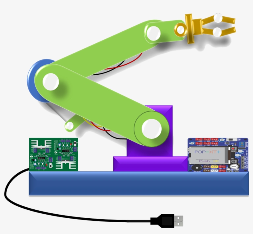 Robot Arm Tic - Robot, transparent png download