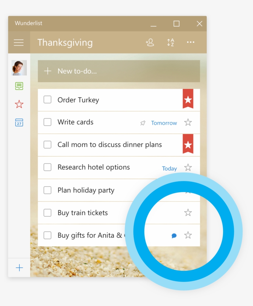 Hey Cortana Adding To-dos Just Got Easier - Wunderlist, transparent png download
