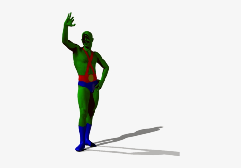 Martian Manhunter Mach 1pt6 - Costume, transparent png download