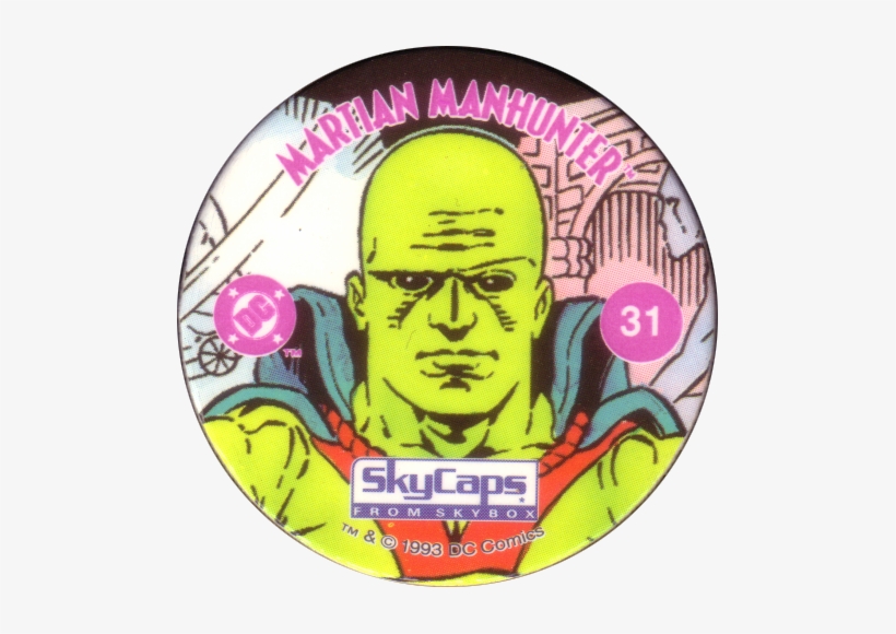 Skycaps > Dc Comics 31 Martian Manhunter - Martian Manhunter, transparent png download