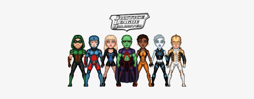 It's Essentially The New Jla, But I Replaced Batman - Justice League Of America Microheroes, transparent png download